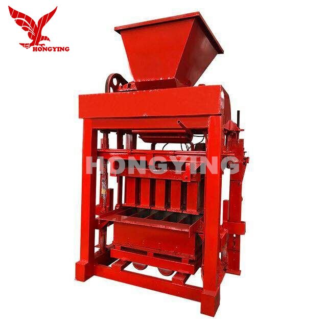 Hongying Machinery Group QTJ40-40B Manual brick making machine hollow block making machine