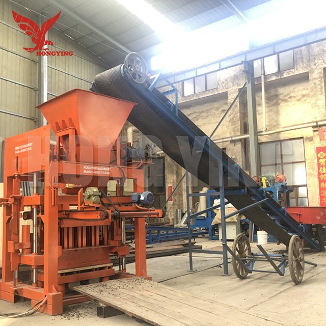 Hongying Machinery Group QTJ40-40B Manual brick making machine hollow block making machine