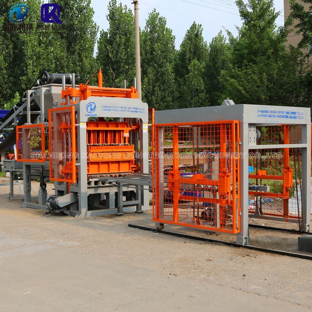 KAIDONG QT5-15 block concrete paving machine brick price hollow block machine making vibrated block machine