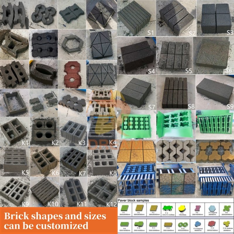 Automatic Brick Making Machinery Concrete Block Machine Hollow Block Making Machine for Brick Making