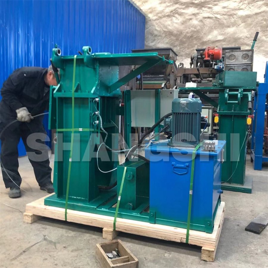 HY2-20 semi automatic Clay Soil Mud Earth Interlocking Brick Making machine