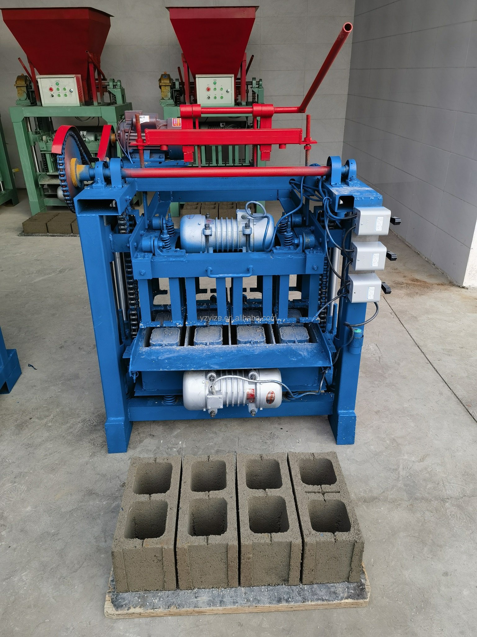 4-35 Concrete Adobe Hallow Brick Making Machine Turkey Brick Block Maker Full Automatic Brick Making Machine From Canada