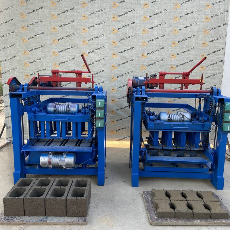 4-35 Concrete Adobe Hallow Brick Making Machine Turkey Brick Block Maker Full Automatic Brick Making Machine From Canada