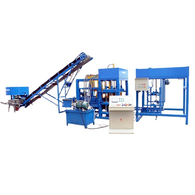 QT4-15 Fully Automatic Hydraulic Interlocking Fly Ash Brick Making Machine Construction Cement Hollow Block Vibration Vibration
