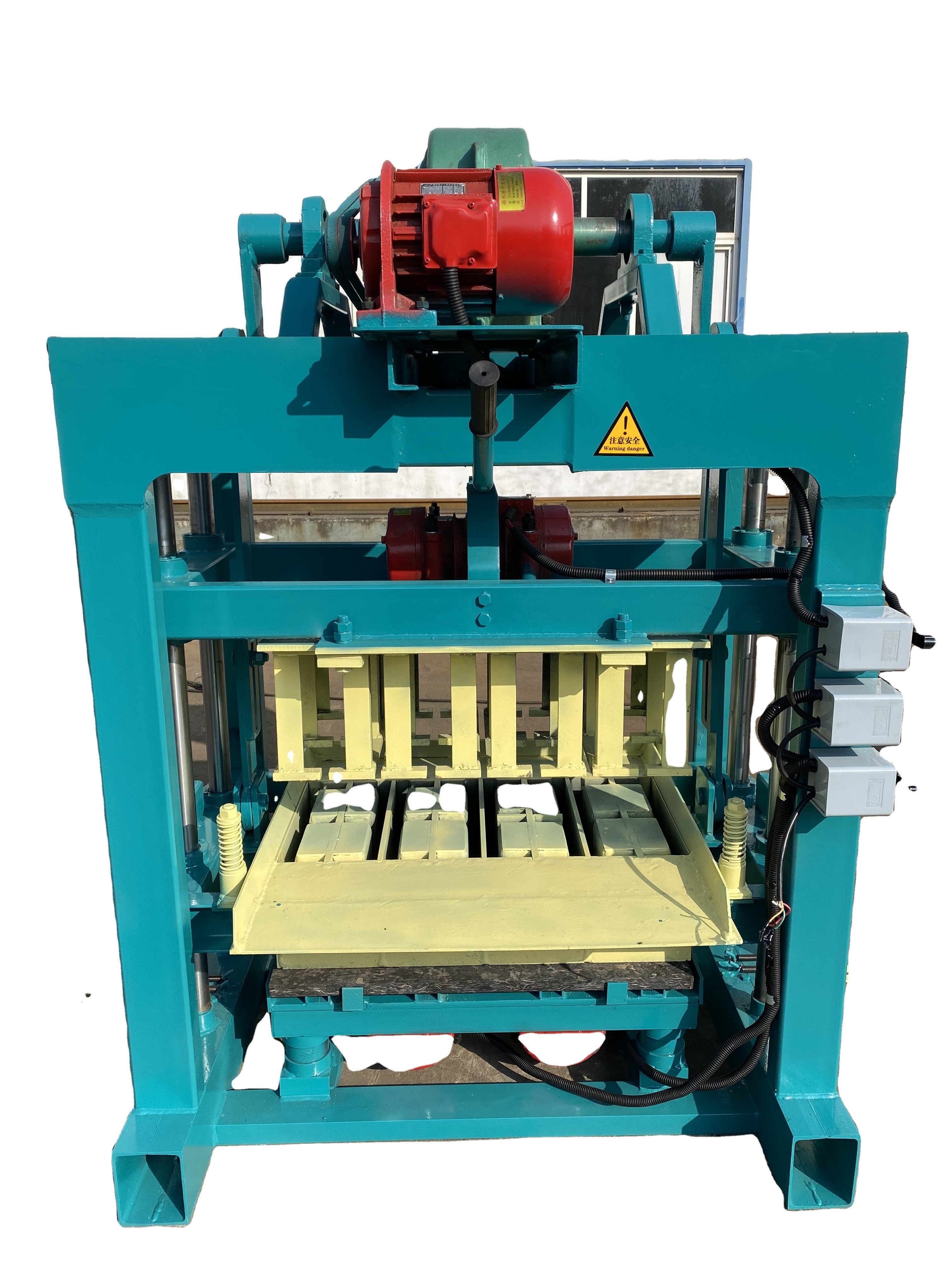 QTJ4-40 hollow Brick Making Machine for semi automatic lego brick making machine