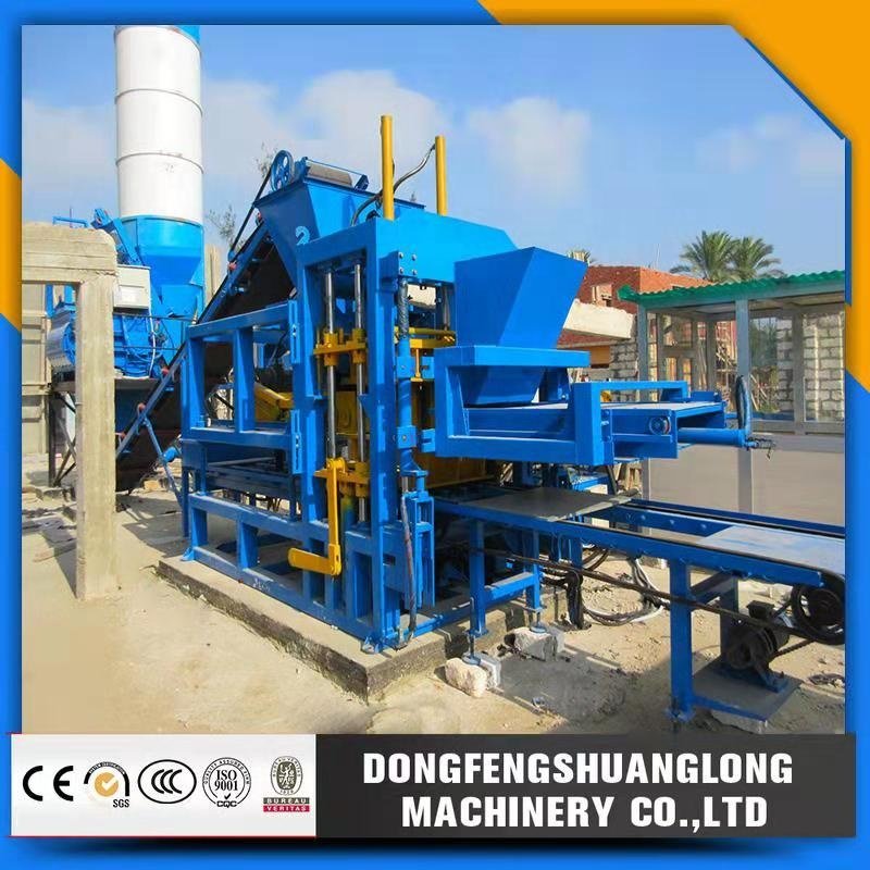 Cement brick machine to make concrete blocks QT6-15 fully automatic block moulding machine prices in nigeria
