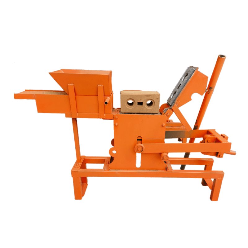 building construction machinery Small Stationary Clay Block Making Machine Clay Interlocking Block Moulding Machine