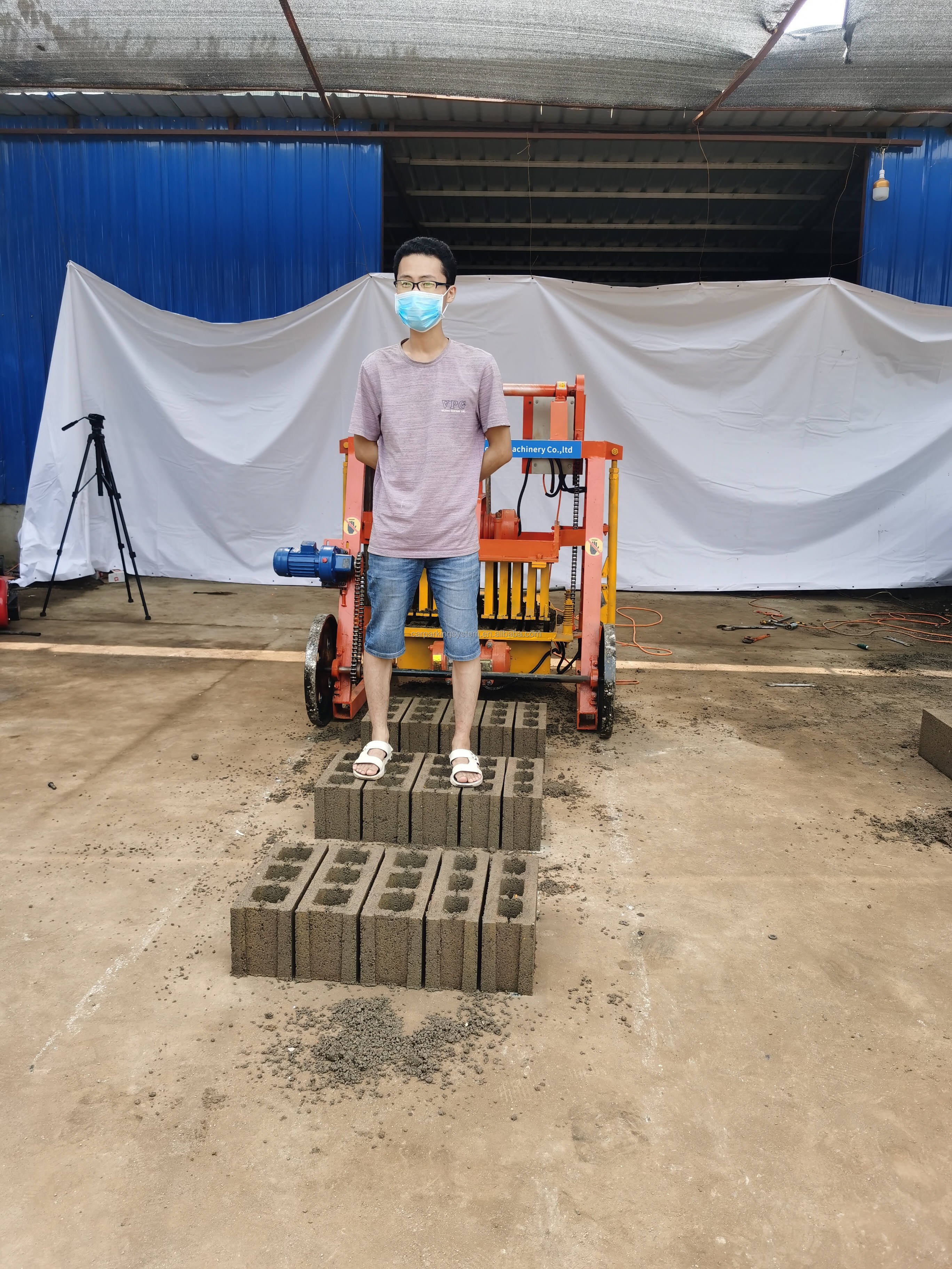 Kaidong QTM4-30B brick machine price electric brick machine brick making machinery