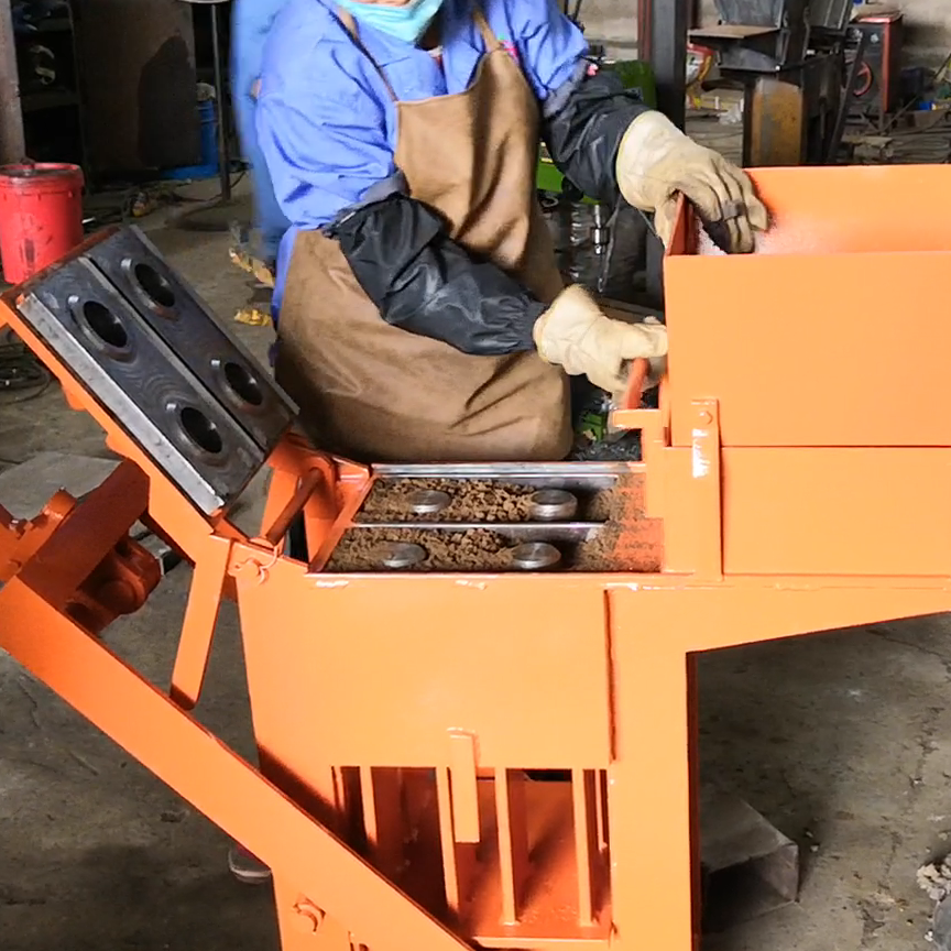 QMR2-40 Clay Interlocking Earth Brick Making Machinery Sand Block Machine For Factory Sale