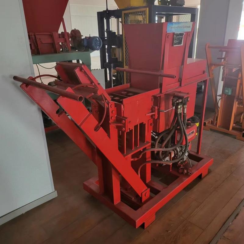 KF2-40 Factory Price Clay Soil Interlocking Manual Diesel Automatic Block Paving Brick Making Machine South Africa for sale