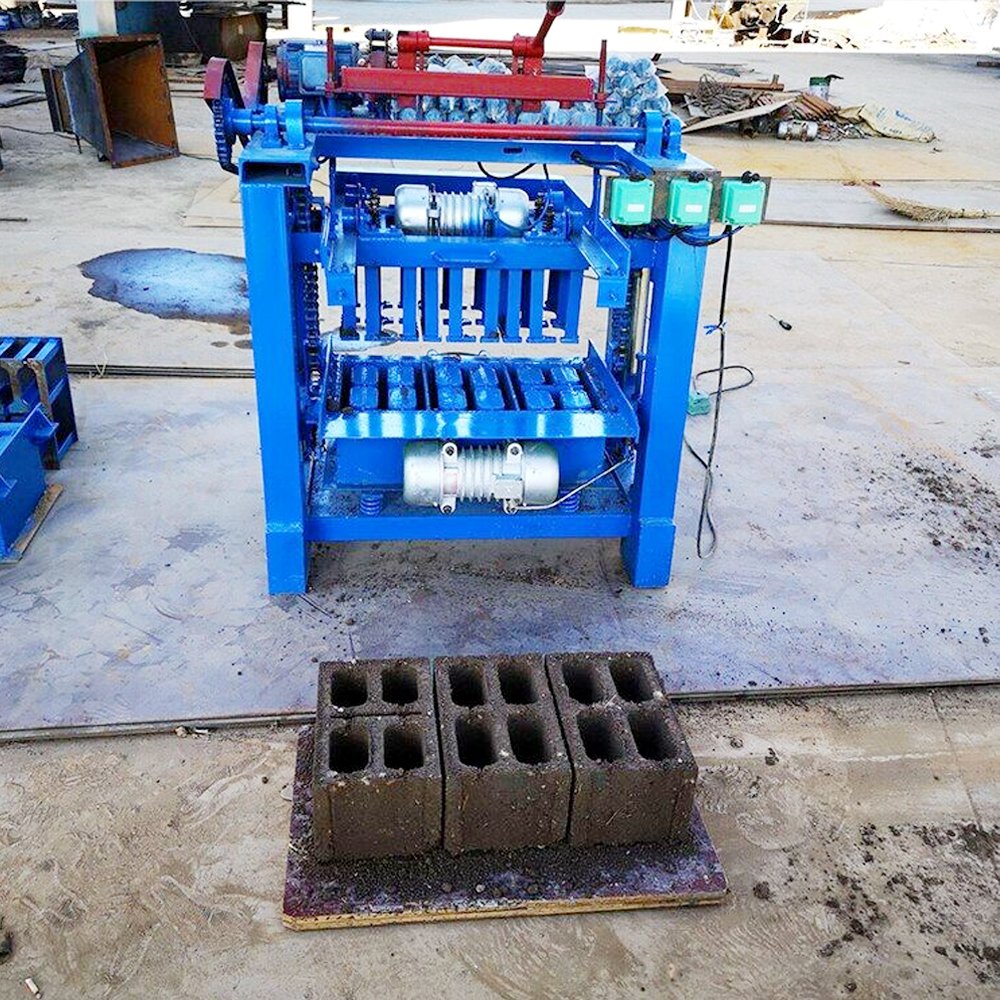 Automatic concrete block brick making machine and brick moulding machine block make for indonesia brick making machine