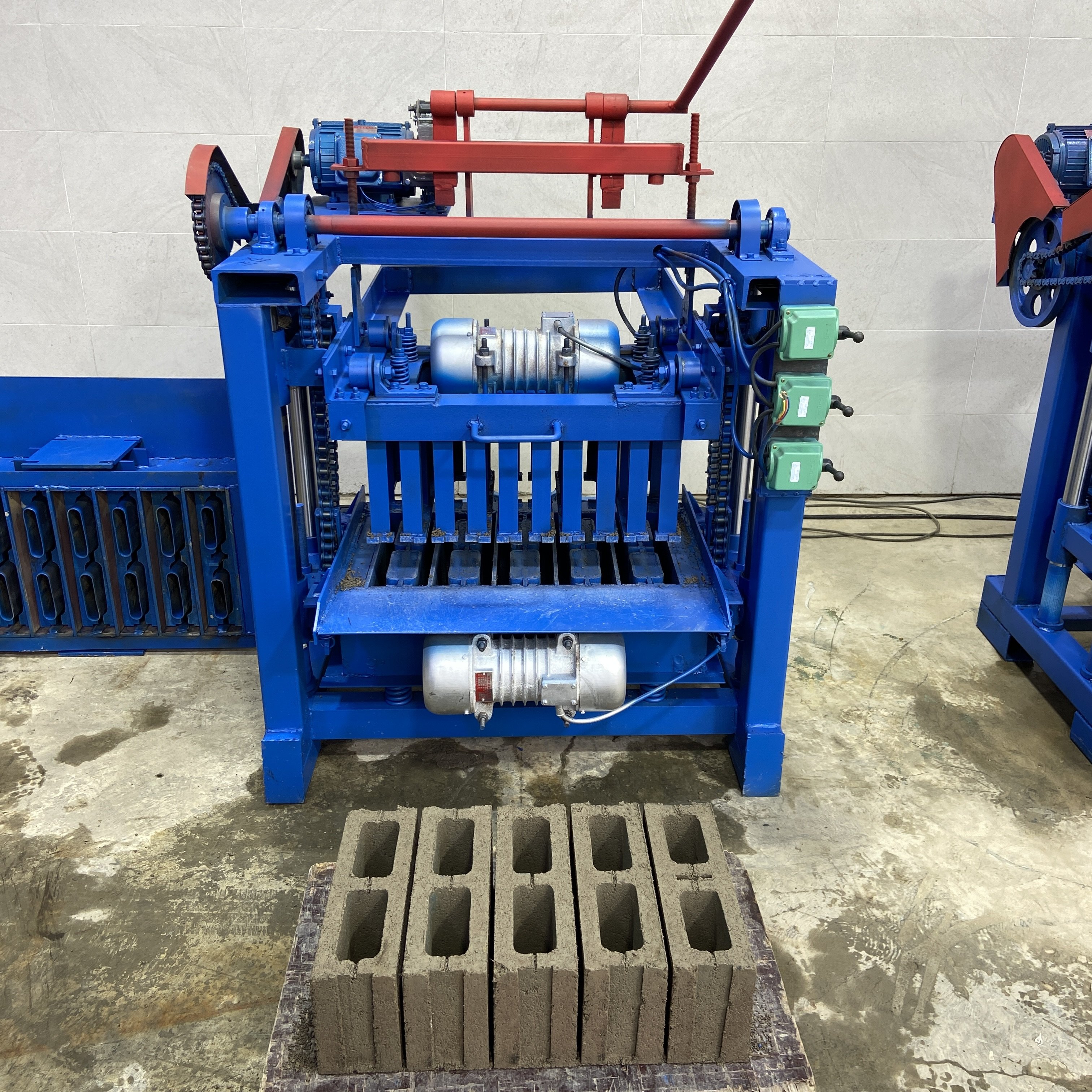 cement ventilation brick block making machine for kenya