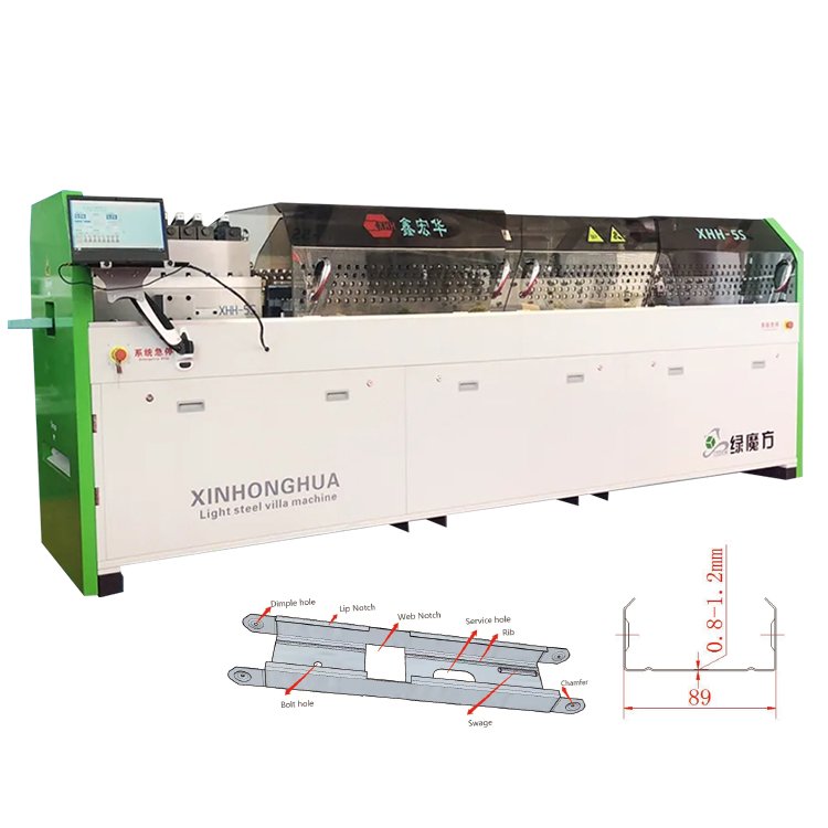 Steel Frame Building LSF Structure Prefab Container House Making Machine