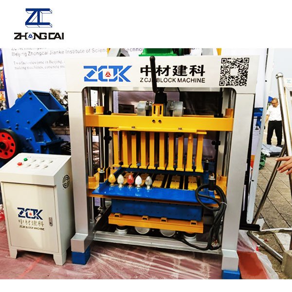 ZCJK QTJ4-40 Block Making Machine Semi Automatic Hollow Hallow Concrete Cement Brick Make Machinery cement block making machine