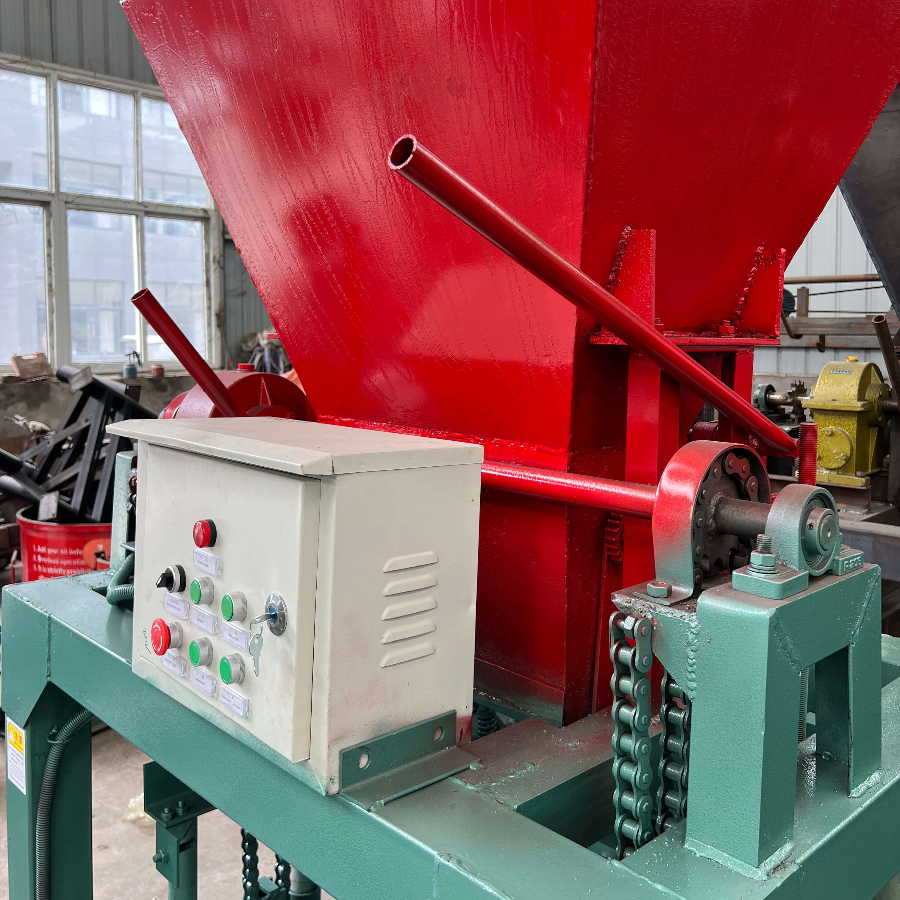 Semi-automatic Hydraulic Press QMJ4-35C Fixed Cement Hollow Concrete Paving Interlock Block molding Brick Making Machine price