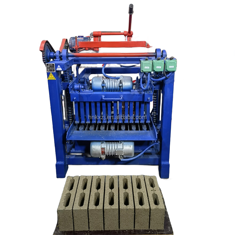 Block Making Machine Semi Automatic Hollow Hallow Concrete Cement Brick Make Machinery