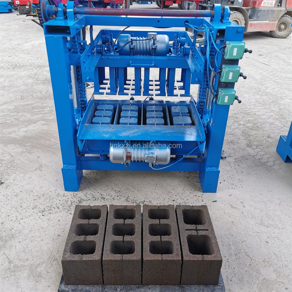 Block Making Machine Semi Automatic Hollow Hallow Concrete Cement Brick Make Machinery