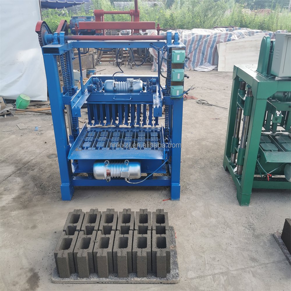 Block Making Machine Semi Automatic Hollow Hallow Concrete Cement Brick Make Machinery