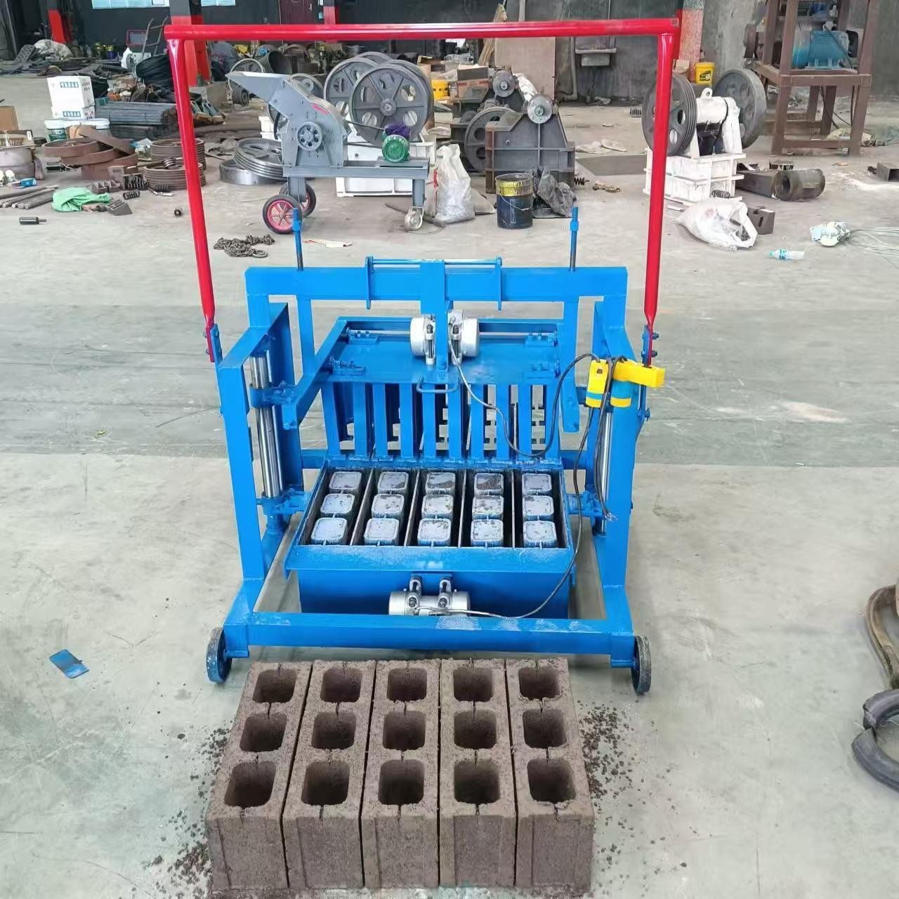 Diesel concrete block making machine factory selling low price energy saving block machine