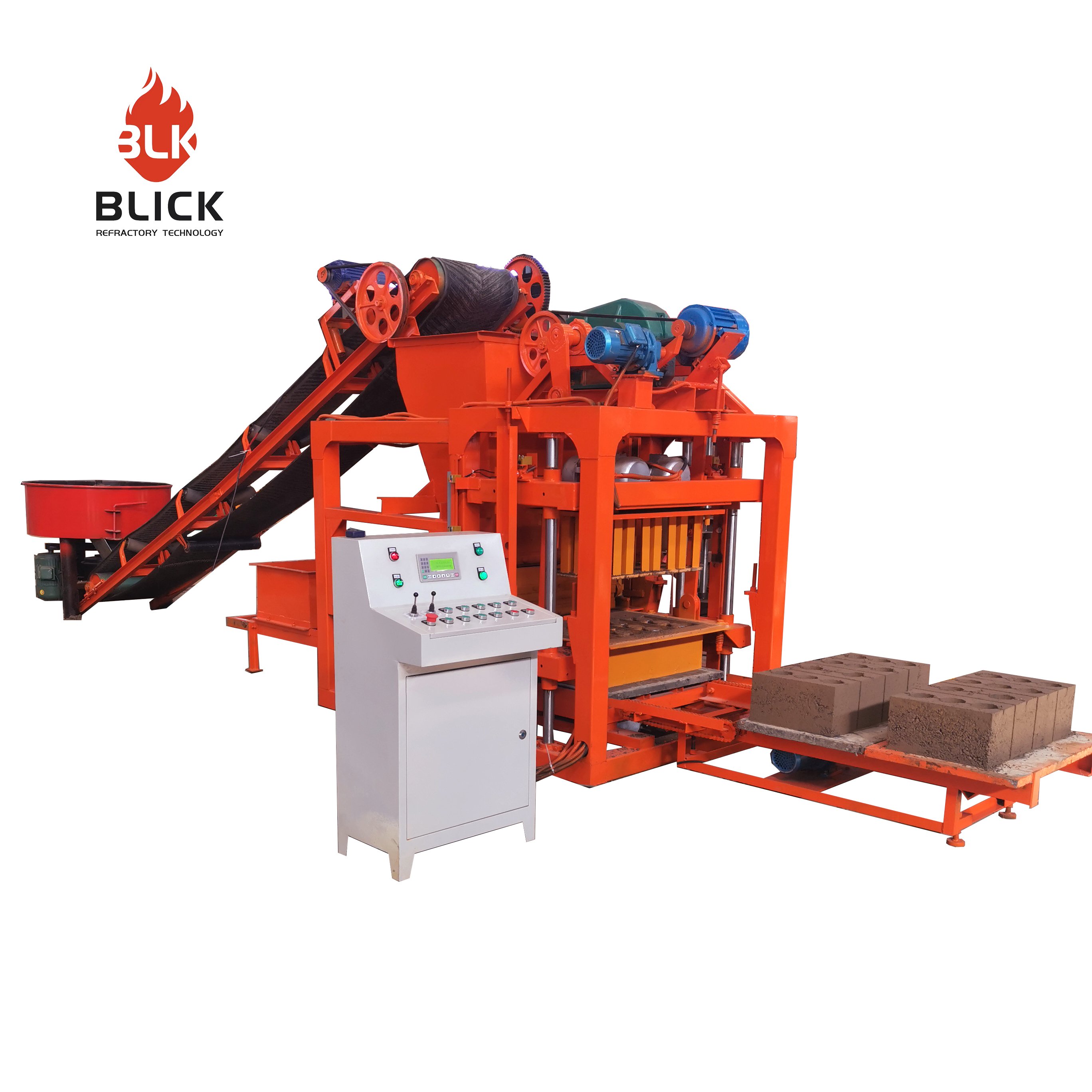 soil small automatic soil clay diesel garden construction machines for building materials brick making machinery