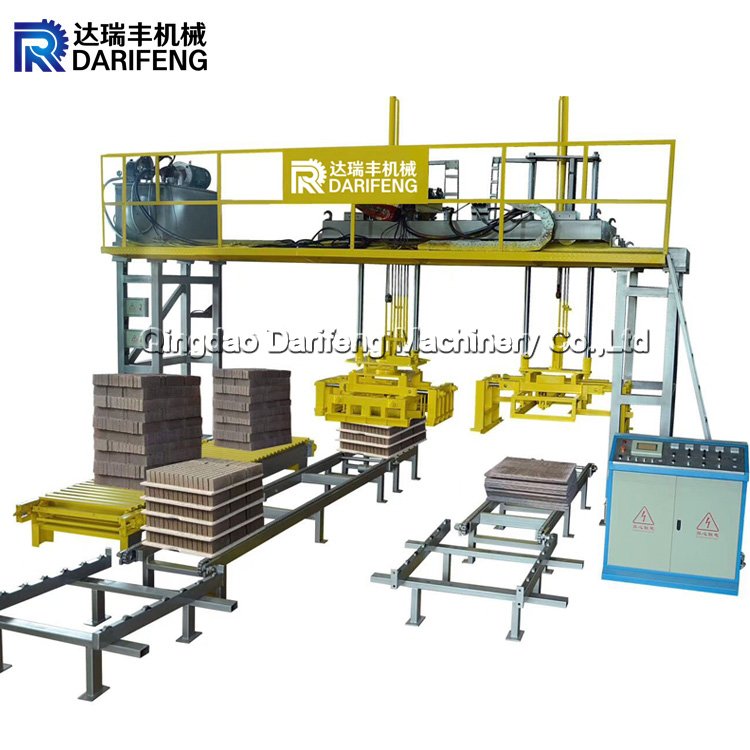 DF-1000 Automatic concrete block stacking machine brick palletizer bricks making machine block cuber machine for bundle of block