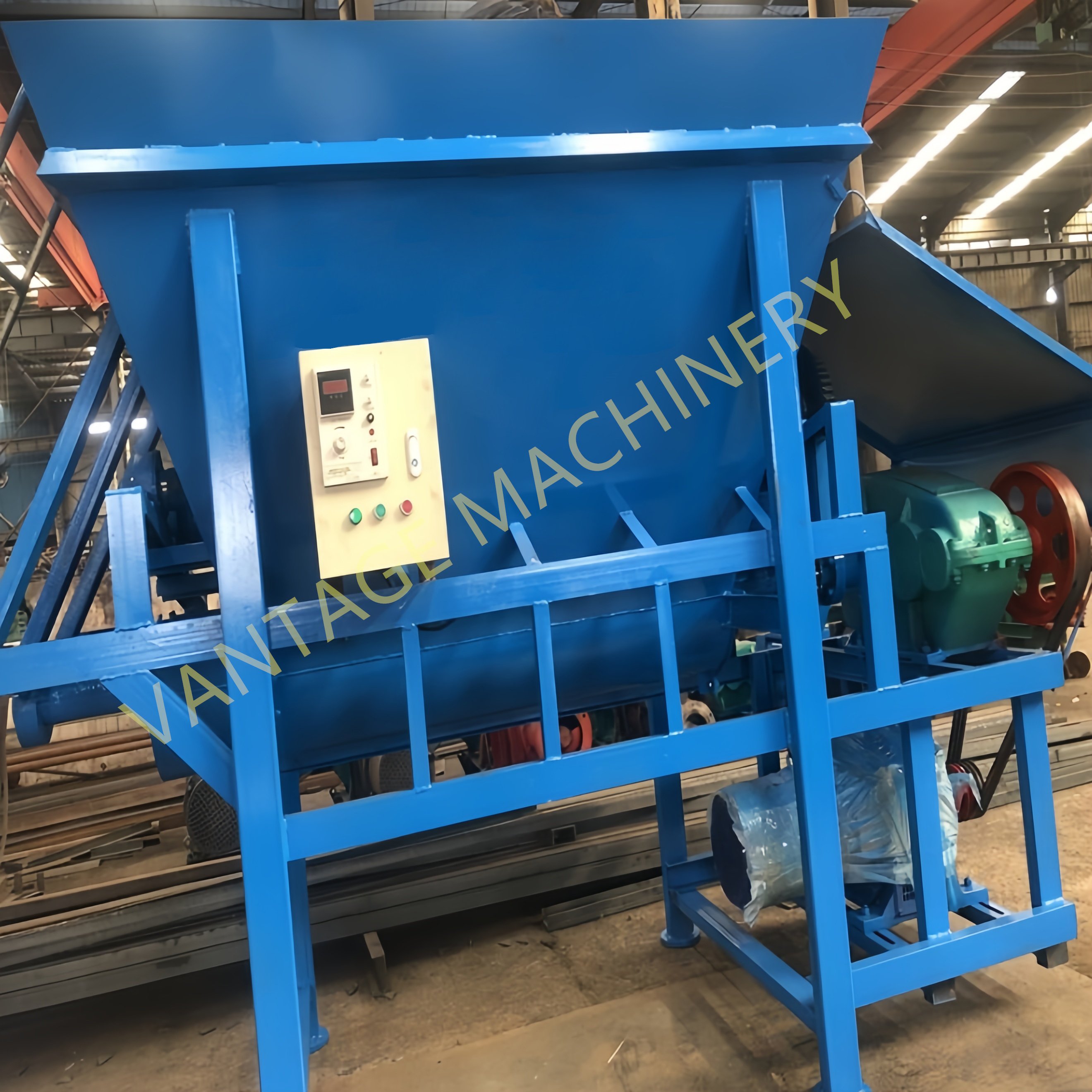 Fully Automatic Clay Brick Making Machine Vacuum Extruder Clay Roof Tile Brick Making Machinery