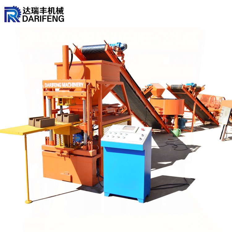 Clay Brick Making Machine Price solid clay Earth interlocking brick Block Machinery DF2-10 compressed ground brick machine