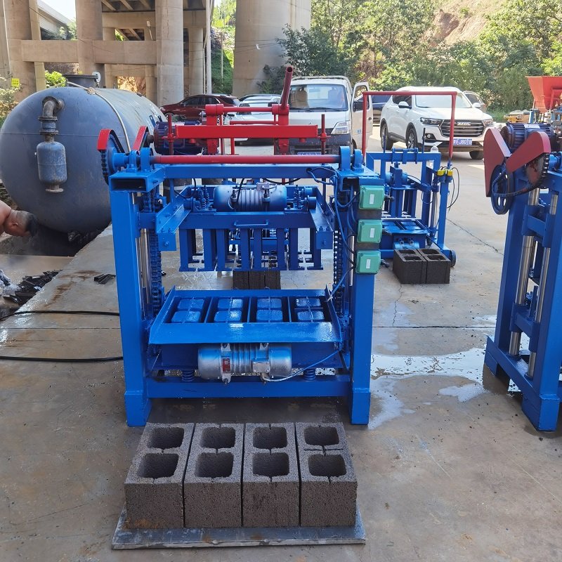 semi-automatic small hydraulic brick making machine fly ash cement brick molding machine