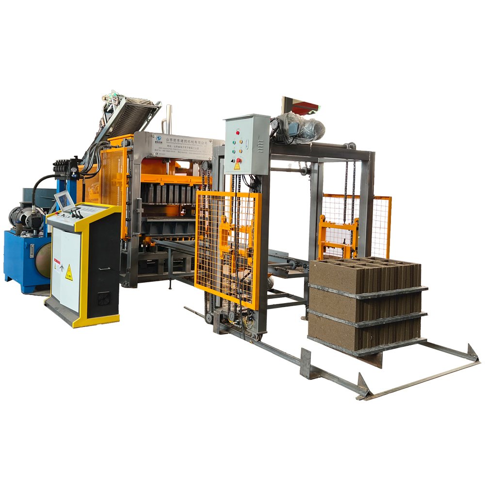 KAIDONG QT4-15E hydraulic concrete cement brick making machines block machine making automatic