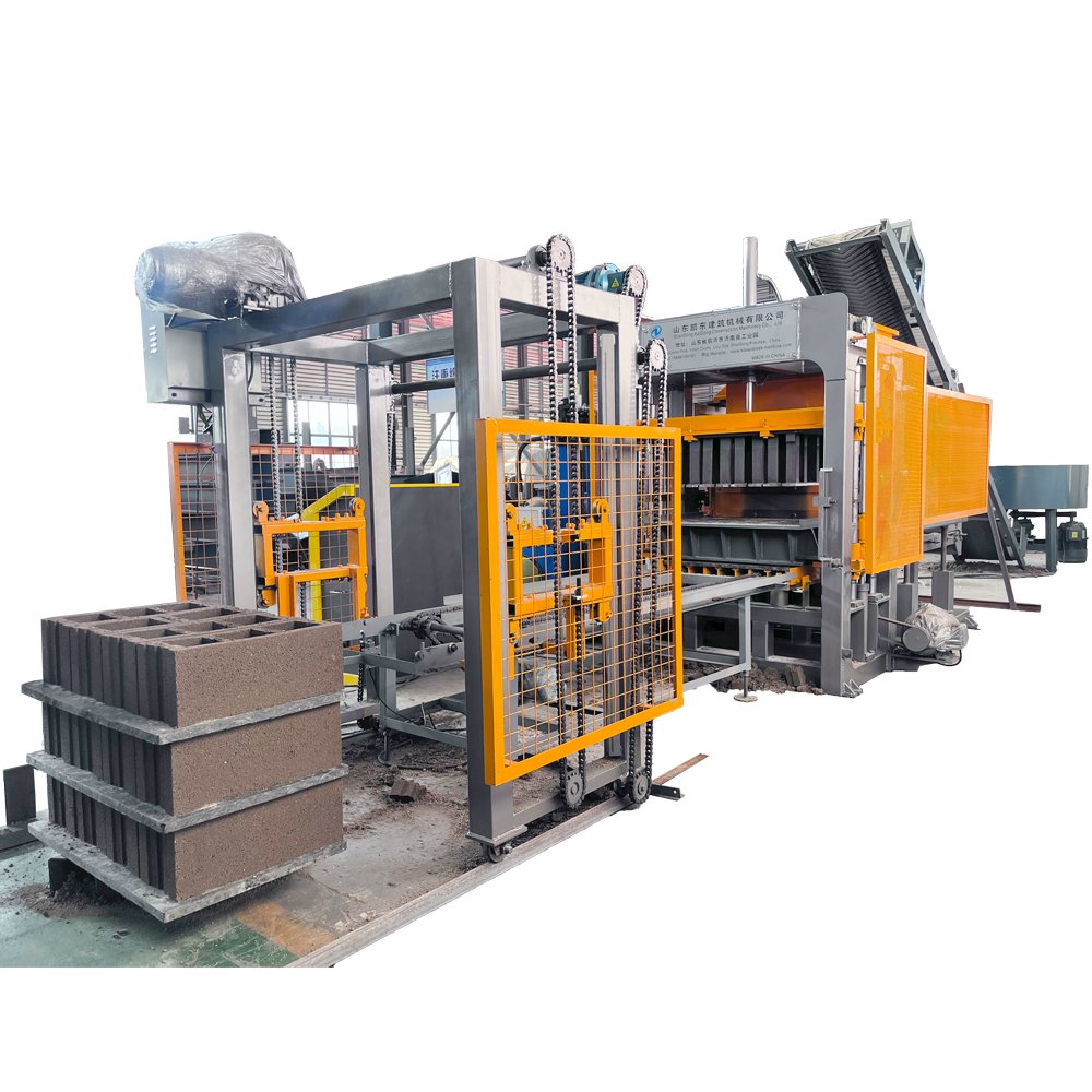 KAIDONG QT4-15E hydraulic concrete cement brick making machines block machine making automatic