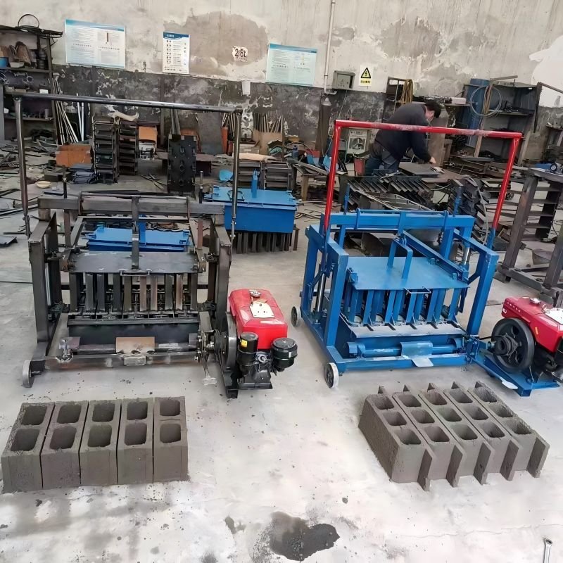 Brick Machine Making Semi-automatic Machines Concrete In South Africa Engine Block Machine