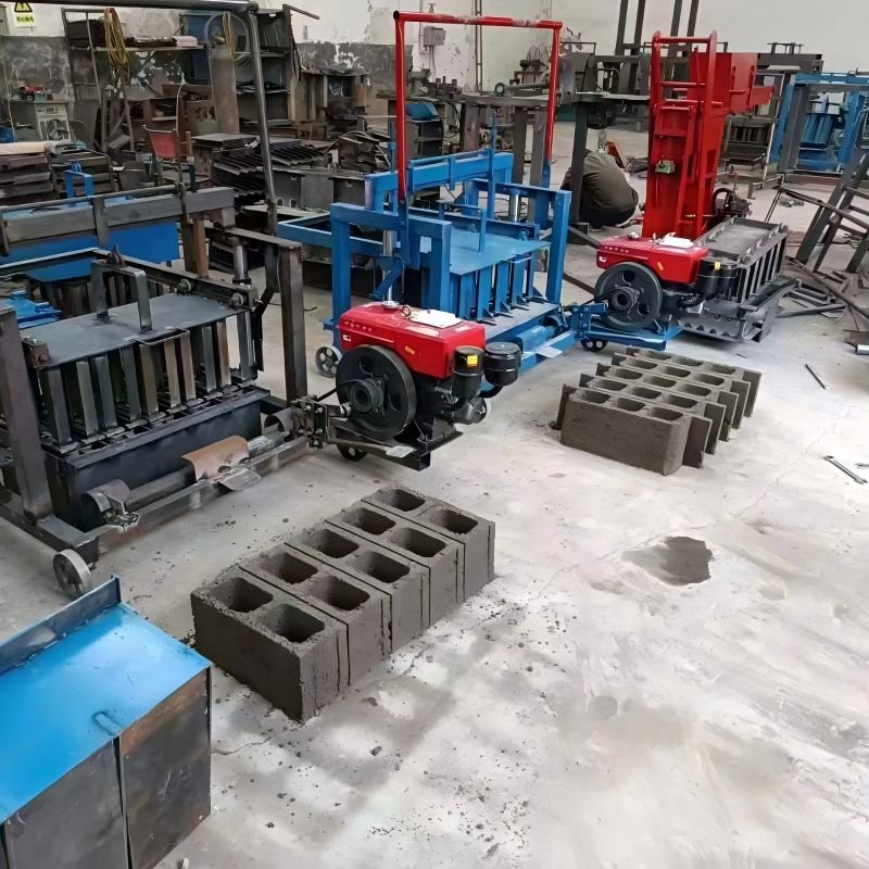 Brick Machine Making Semi-automatic Machines Concrete In South Africa Engine Block Machine