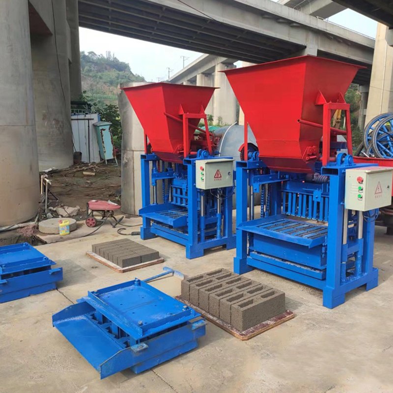 Good Price Easy to Operate Diesel Engine Manual Portable Hydraulic Hollow Clay Concrete Cement Block Brick Making Machinery