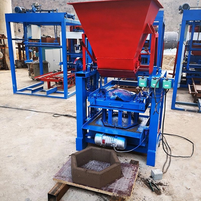 Good Price Easy to Operate Diesel Engine Manual Portable Hydraulic Hollow Clay Concrete Cement Block Brick Making Machinery