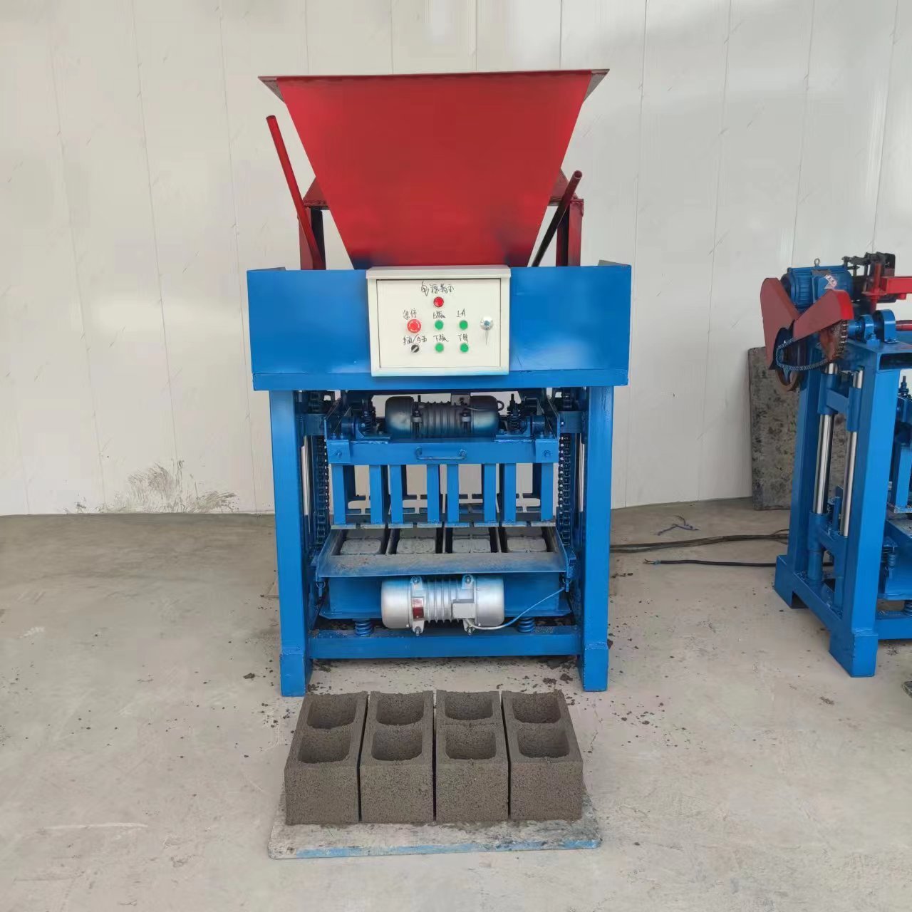 Mini concrete brick making machine concrete hollow block making & brick machinery jobs to do at home