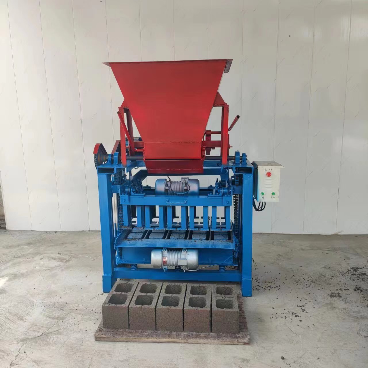 Mini concrete brick making machine concrete hollow block making & brick machinery jobs to do at home