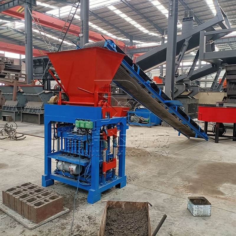 Save Labor Concrete Brick Making Machine Fly Ash Cement Block Making Machine Cinder Interlocking Block Making Machine