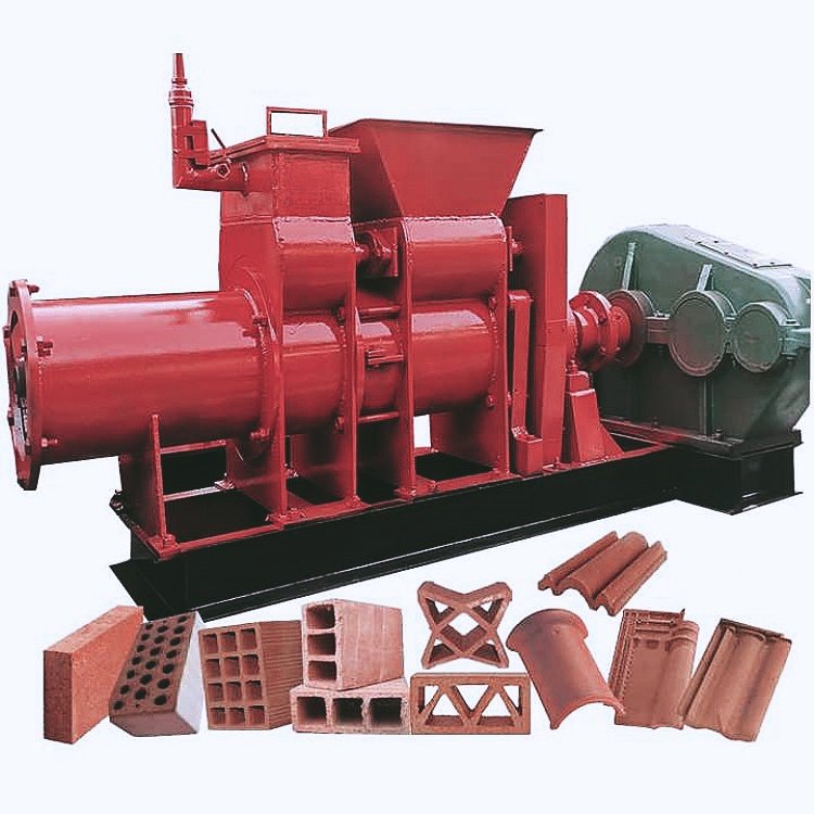 Factory direct sale 280 type vacuum clay brick making machine floor roof tile press machine