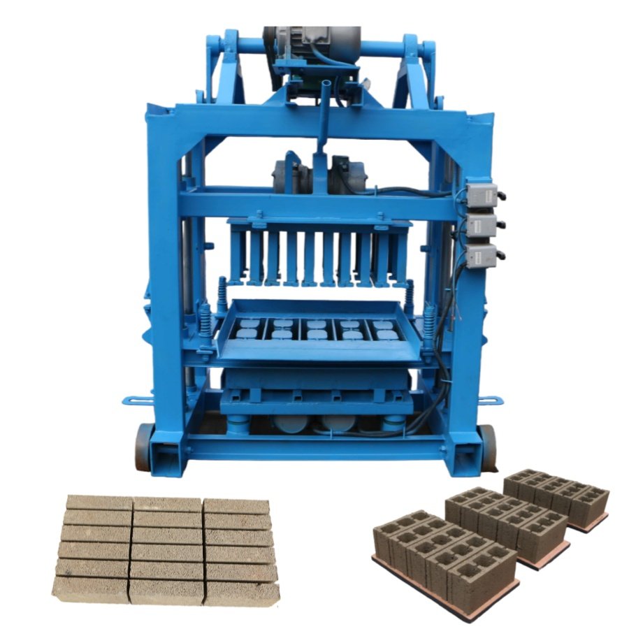 Ronglian factory QT40-2 concrete hollow block molding machine cement automatic brick making machine in kenya