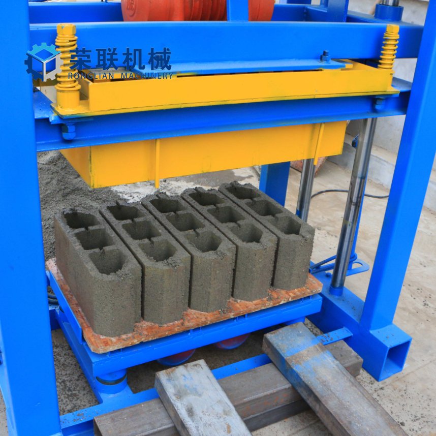 Ronglian factory QT40-2 concrete hollow block molding machine cement automatic brick making machine in kenya