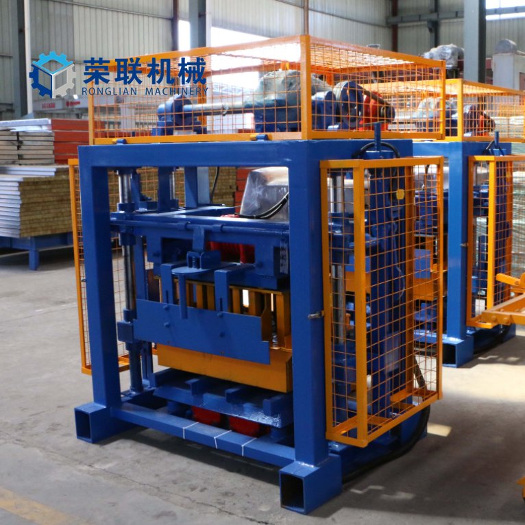 Ronglian factory QT40-2 concrete hollow block molding machine cement automatic brick making machine in kenya