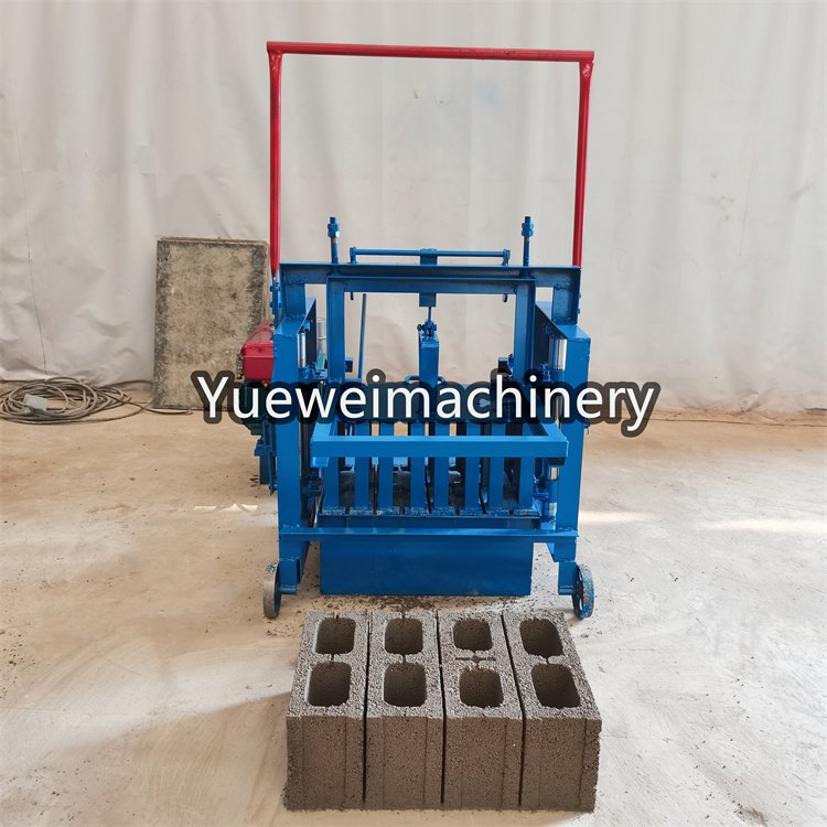 Recycled construction concrete cement block brick making machine concrete diesel generator diesel engine cement block machine