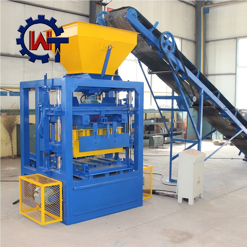 Best price QT4-24 Semi Automatic Brick Making Machine,Concrete Block Molding Machine,