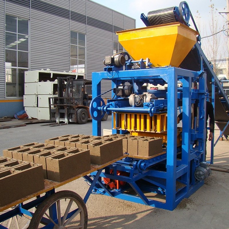 Best price QT4-24 Semi Automatic Brick Making Machine,Concrete Block Molding Machine,