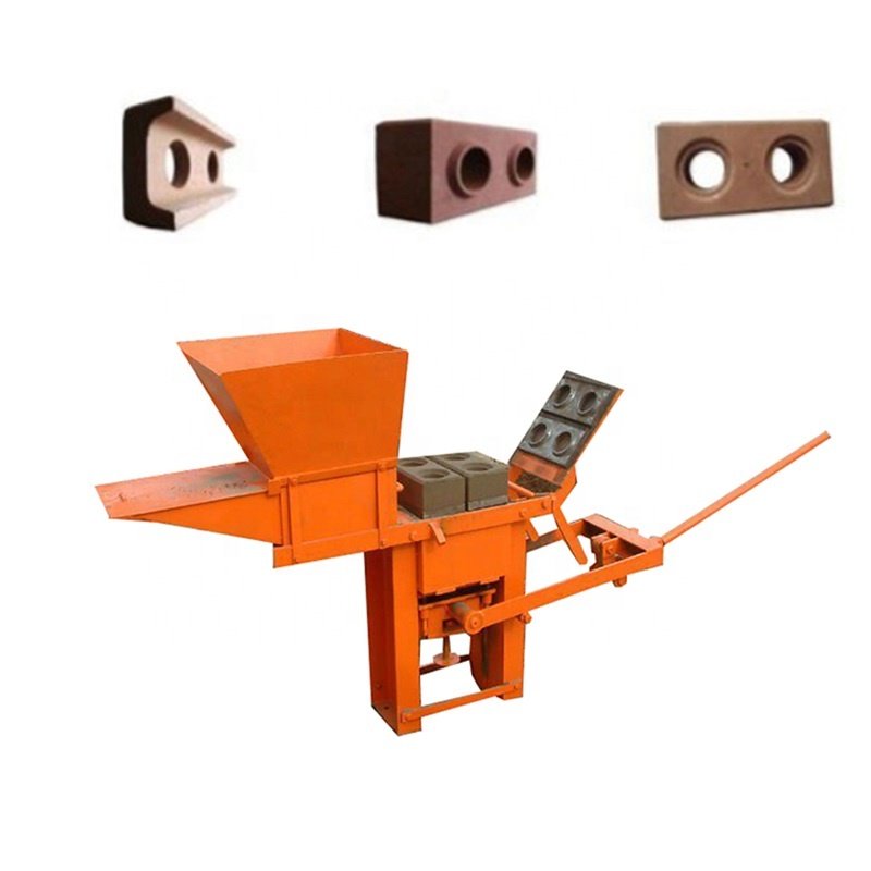 Small Investment Hot Sale Clay Soil QMR2-40 interlocking block making machine for Sale in Ghana