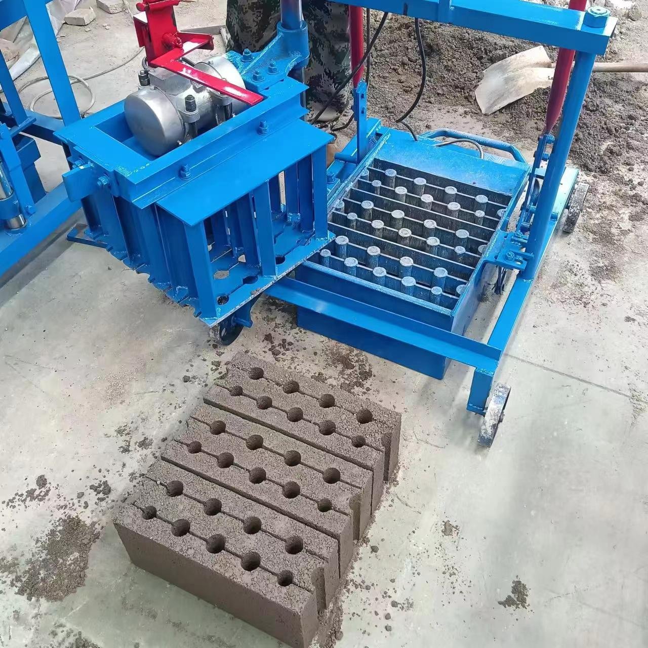 Machine brick making machinery ecological-brick-machine