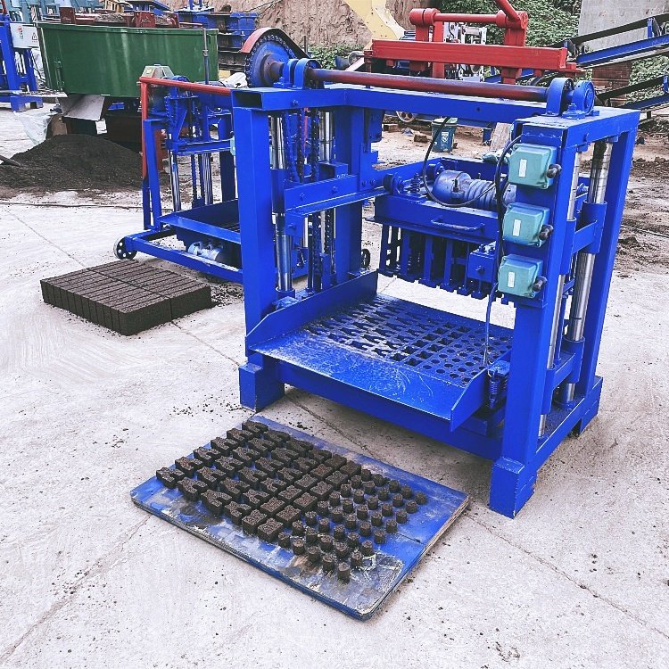Large diesel concrete cement block brick making machine price hollow fly ash block cinder machine