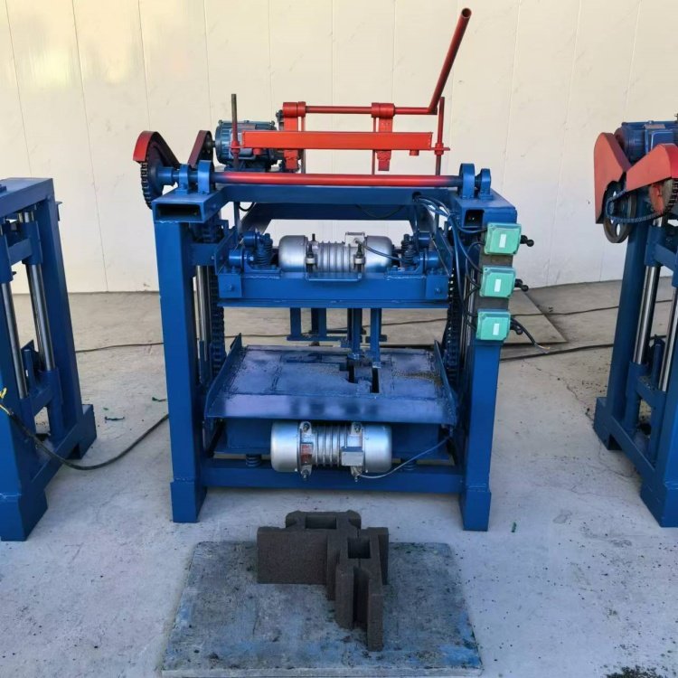Large diesel concrete cement block brick making machine price hollow fly ash block cinder machine