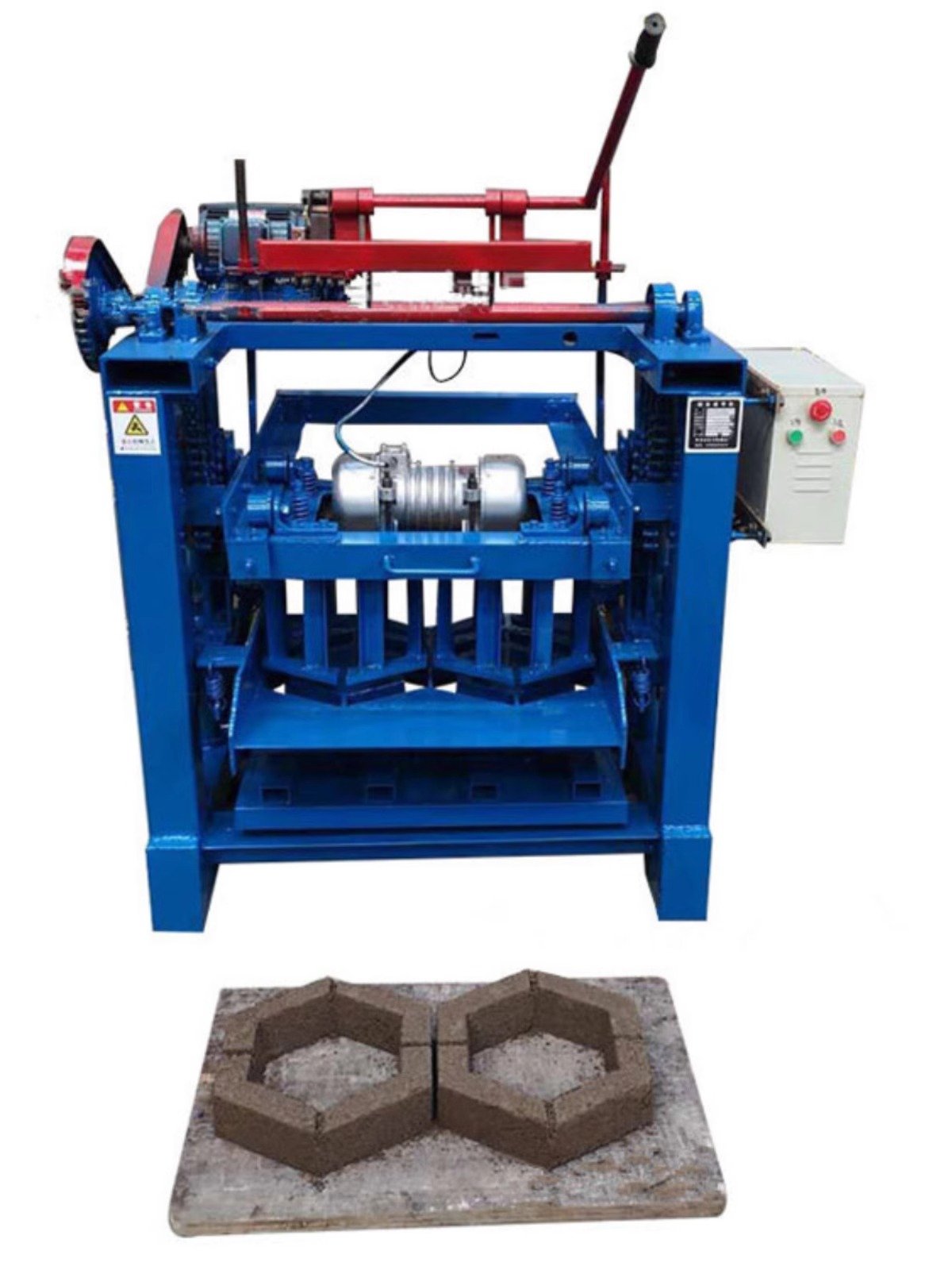 Electric Manual Cement Block Making Machine Concrete Hollow Brick Molding Machine