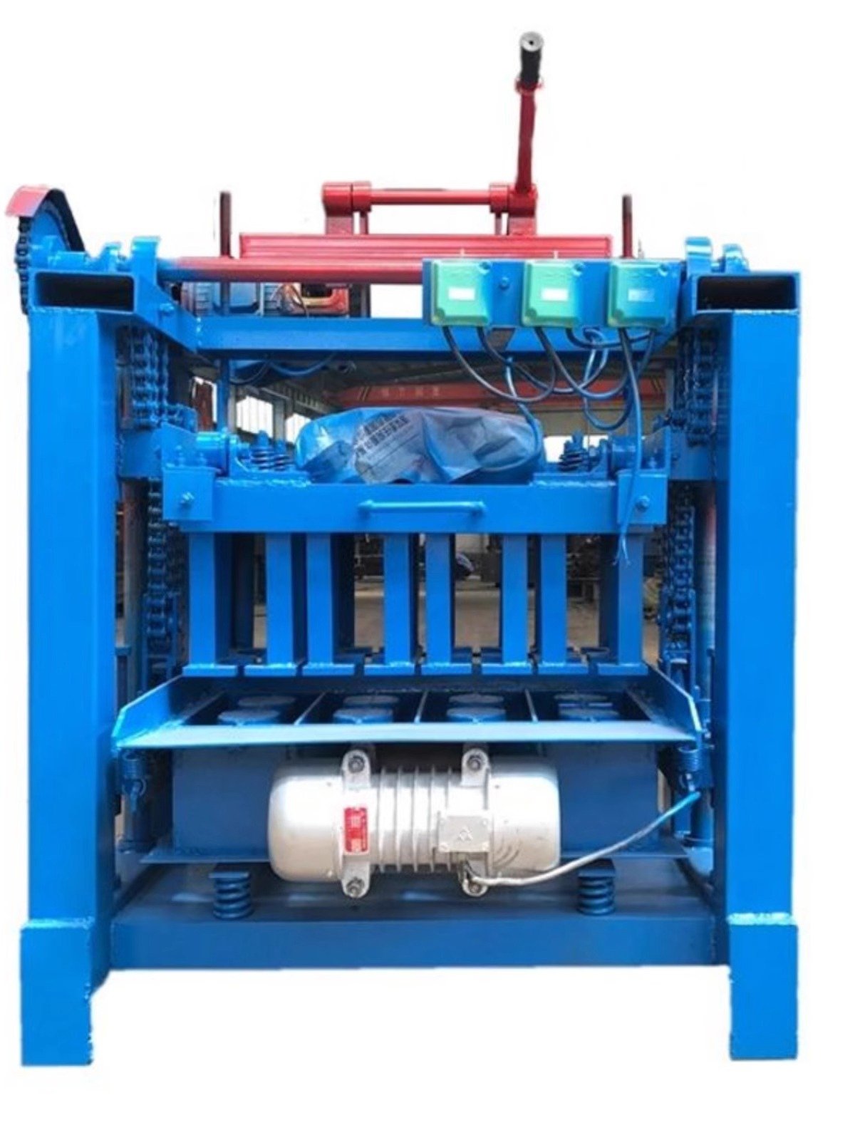 Electric Manual Cement Block Making Machine Concrete Hollow Brick Molding Machine
